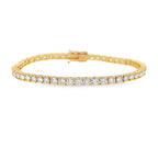 5.50ct Diamond Tennis Bracelet 18KT Yellow Gold