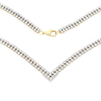 7.00ct Diamond Tennis Necklace 14KT Yellow Gold