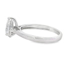 Genuine .75ct Lab Grown Diamond  10KT White Gold