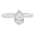 Natural .50ct Lab Grown Diamond  10KT White Gold