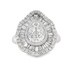 Cubic Zirconium Ring Sterling Silver