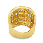 6.65ct Diamond Ring 18KT Yellow Gold