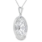 Natural .25ct Diamond Fashion Pendants Sterling Silver