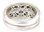 .54ct Antique Style Engagement Ring Set 18KT White Gold