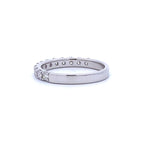 .75ct Diamond Wedding Band Ring 14KT White Gold