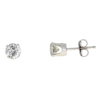 1.00ct Diamond Stud Earrings 14KT White Gold
