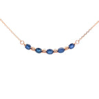 .73ct Sapphire Diamond Fashion Pendants 10KT Rose Gold
