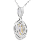 .04ct Opal Diamond Fashion Pendants 10KT White Gold