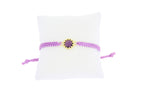Glass Bracelet Sterling Silver