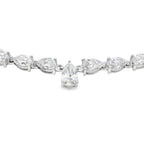15.00ct Lab Grown Diamond Tennis 14KT White Gold