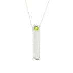Peridot Fashion Pendants Sterling Silver