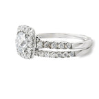 Lab Grown Diamond Engagement Ring Set 10KT White Gold
