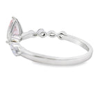 1.00ct Lab Grown Diamond Eng Only 14KT White Gold