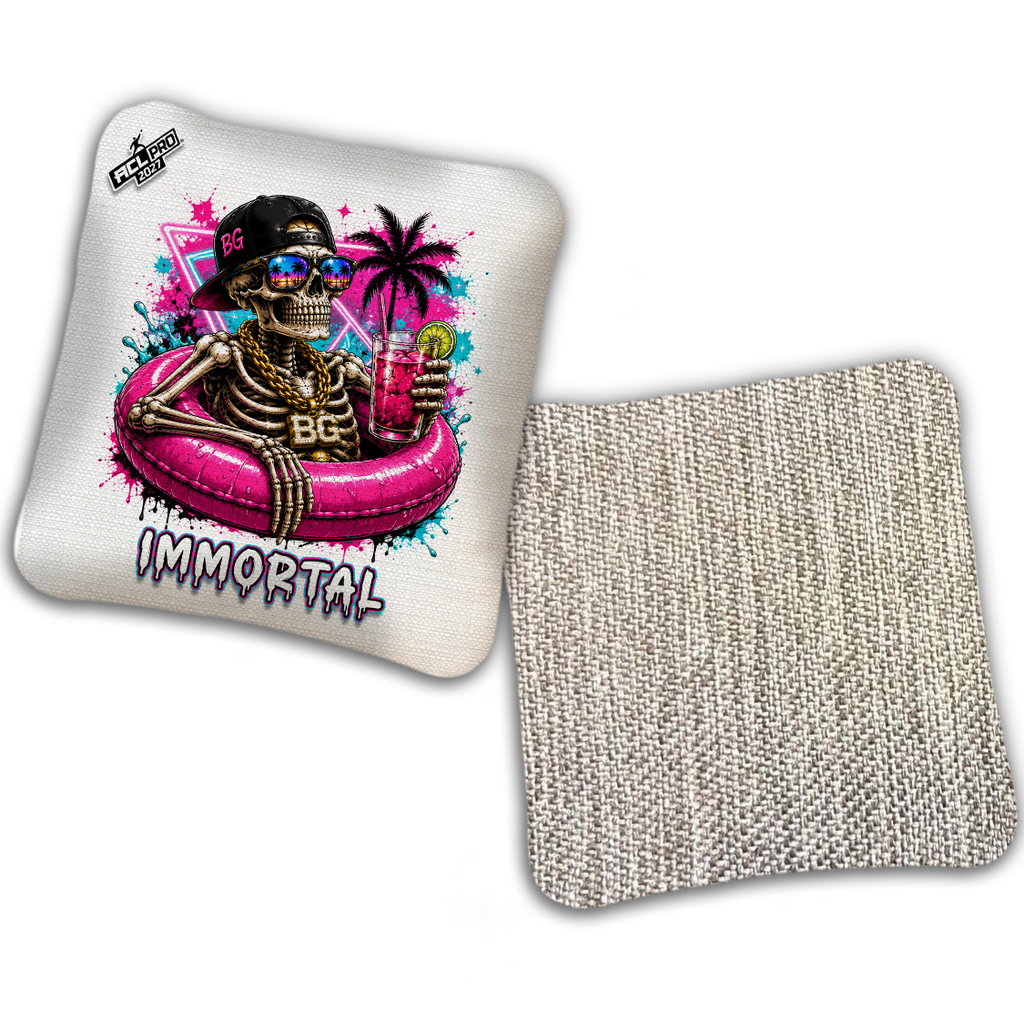 2027 ACL - BG Multiple Bag Models "DEADCATION" - Pro Stamped Cornhole Bags - SET OF 4 BAGS
