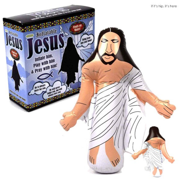 Inflatable Jesus – 20" Tall | Funny Gag Gift 🎈🙏