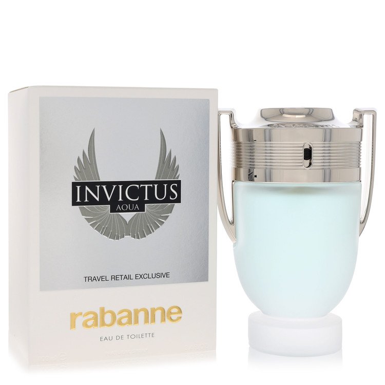 Invictus Aqua by Paco Rabanne Eau De Toilette Spray 3.4 Oz for Men