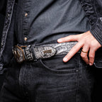 Iowa Belt Stone Gray