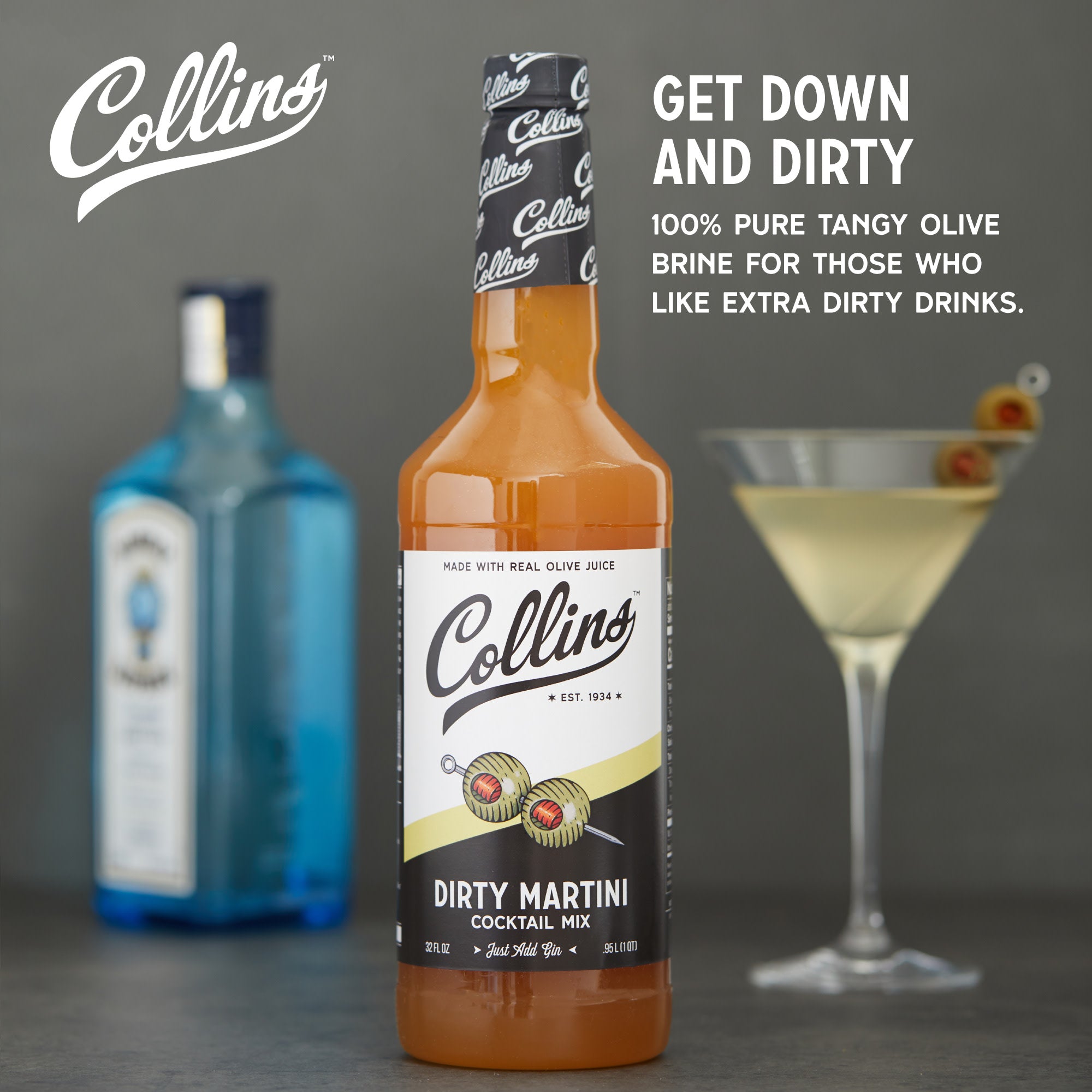 Dirty Martini Cocktail Mix 32 oz