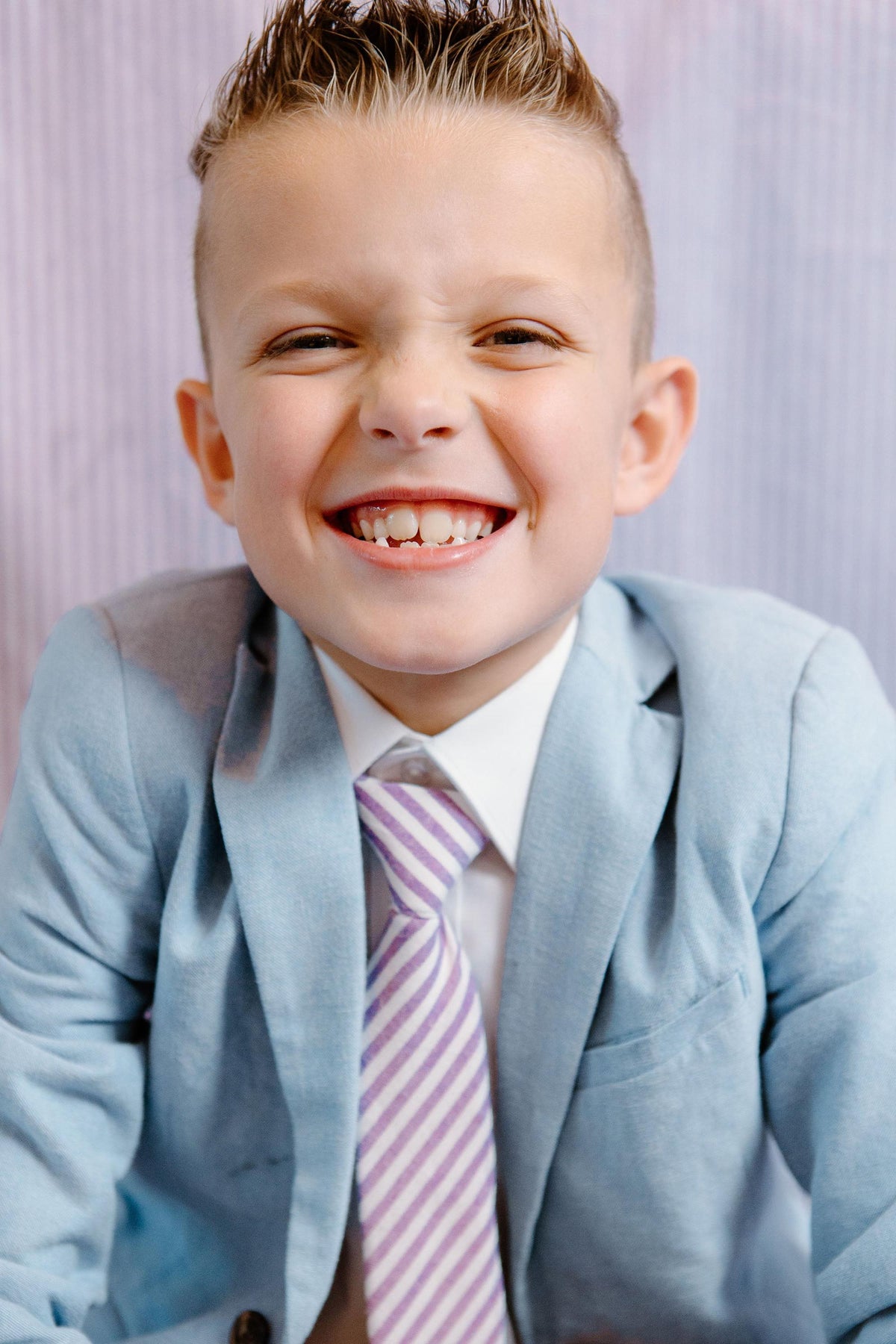 Iris Stripe - Boys Tie
