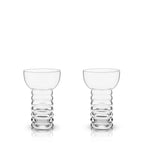 Pacific Crystal Pearl Diver Glasses Set of 2