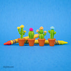 Itty Bitty Cactus (Bag of 8) - Tiny Figurines Arts & Crafts - Archie McPhee
