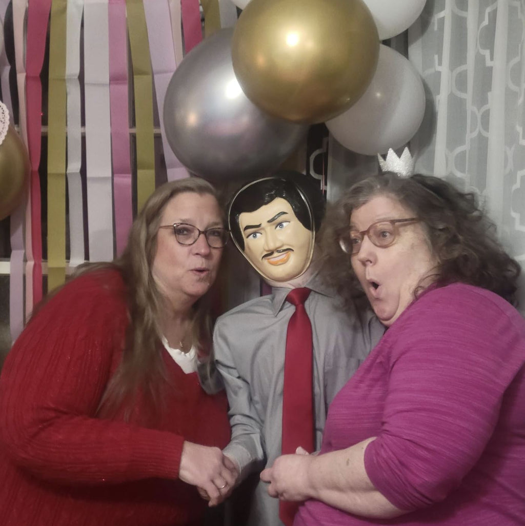 Inflatable Male John Doll Costume for Halloween, Bachelorette Party Gag Blow-Up