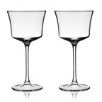 Raye Angled Crystal Sour Glasses Set of 2