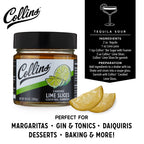 Collins Candied Lime Slices in Syrup 10.6 oz , Set of 6