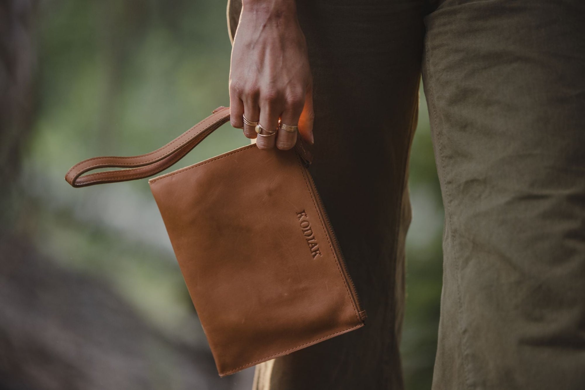Leather Clutch