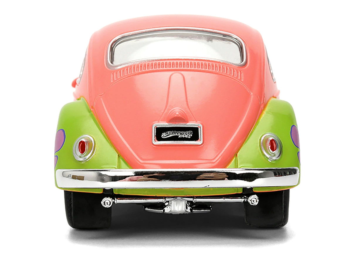 1959 Volkswagen Beetle "Patrick Star" Livery Pink "SpongeBob SquarePants" (1999-Current) TV Series "Hollywood Rides" Series 1/32 Diecast Model Car by Jada