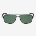 James - Metal & Wood Sunglasses