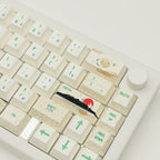 Japanese Crane Design Keycaps and Mechanical Keyboard