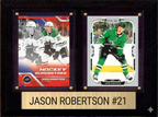 Jason Robertson Dallas Stars Fan Gift Plaque 6x8 2 Cards Upper Deck 2024 2025 2026