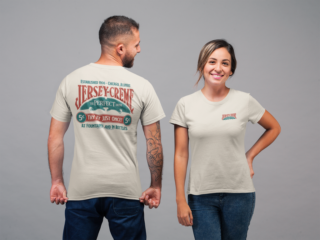 Jersey Creme® the Perfect Drink Tee | Unisex Vintage Soda Graphic T-Shirt