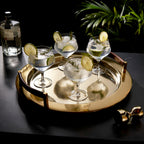 Raye Angled Crystal Gin & Tonic Glasses Set of 4