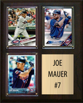 Joe Mauer Minnesota Twins Hall of Fame Fan Gift Plaque 8x10 3 Cards Topps, Bowman 2024 2025 2026