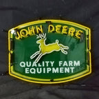 John Deere Quality Farm Equipment Neon Signs Light