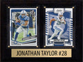 Jonathan Taylor Score Donruss 2025 2024  2 Card 6" x 8" Plaque Indianapolis Colts