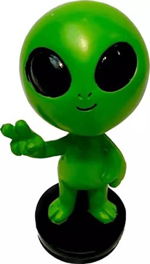 👽 UFO Alien Peace Bobble Head Doll Toy – Funny Dashboard Figure 🛸 Cute Martian