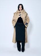 Jean Paul Gaultier Women Rib Sweater With Transparent Panels