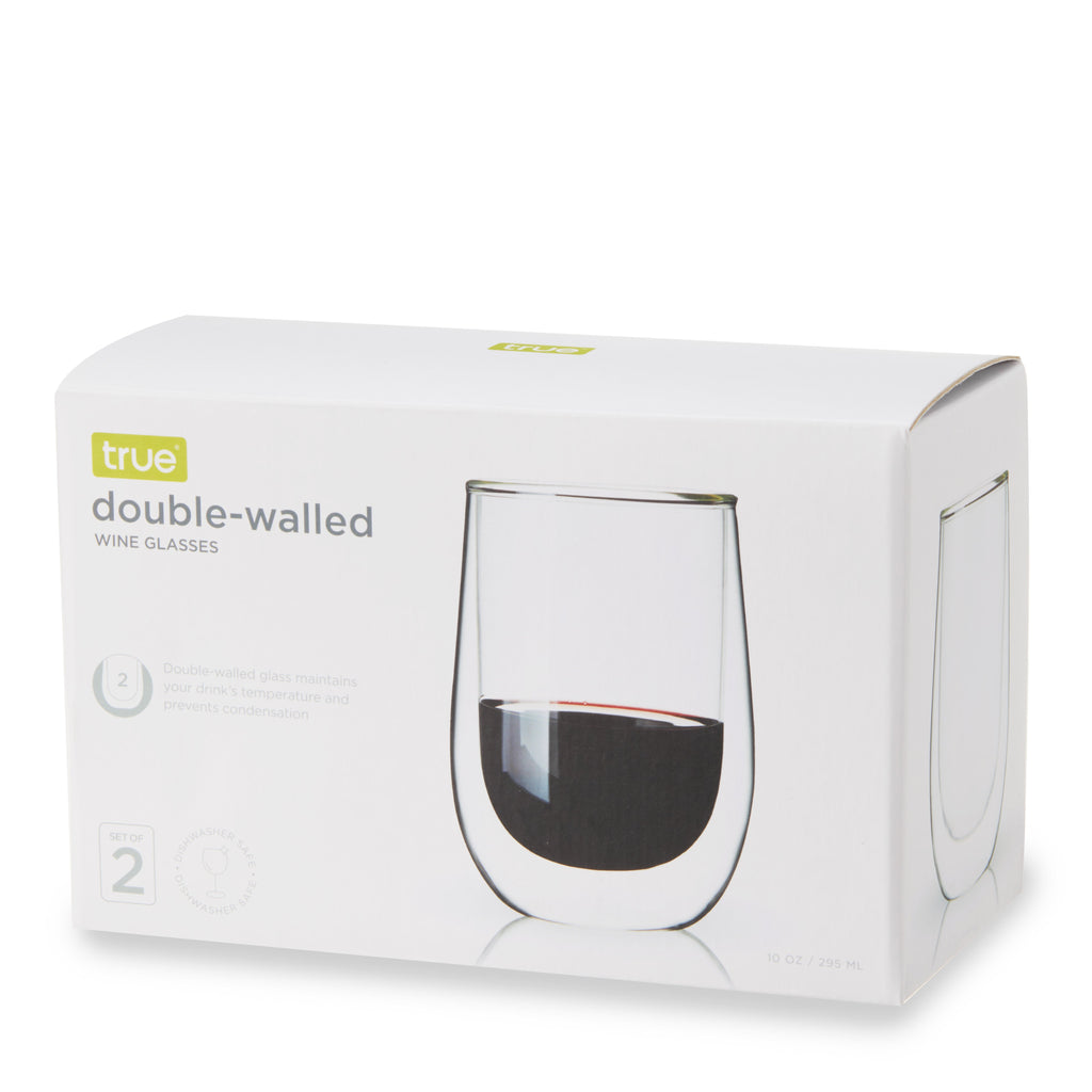 Double-Walled Wine Glasses