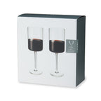 Laurel Crystal Red Wine Glasses Set of 2