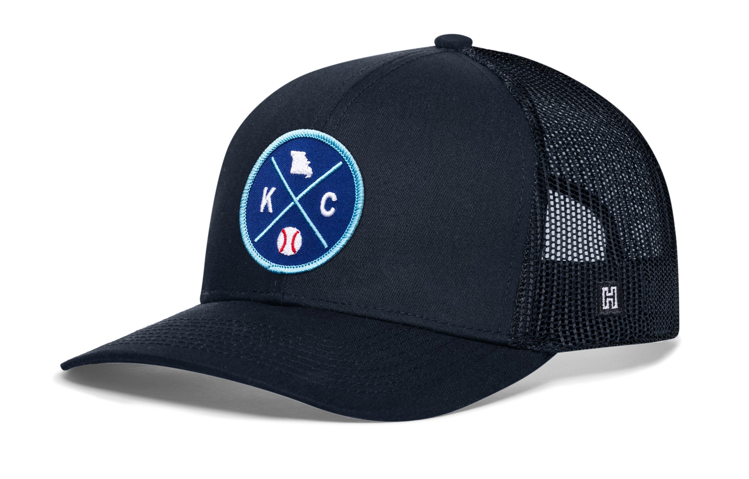 Kansas City Baseball Trucker Hat  |  KC X Snapback