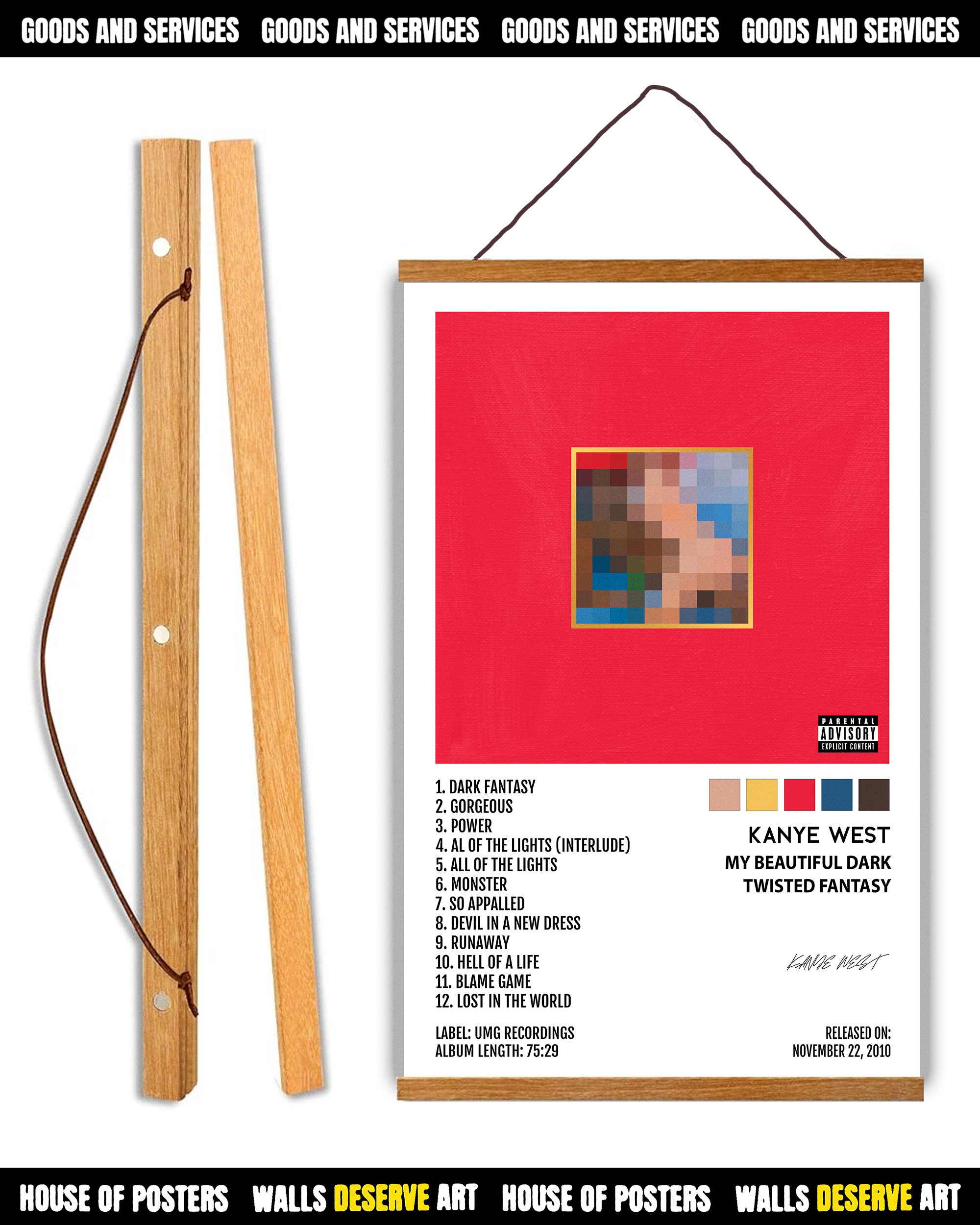 Kanye West- My Beautiful Dark Twisted Fantasy