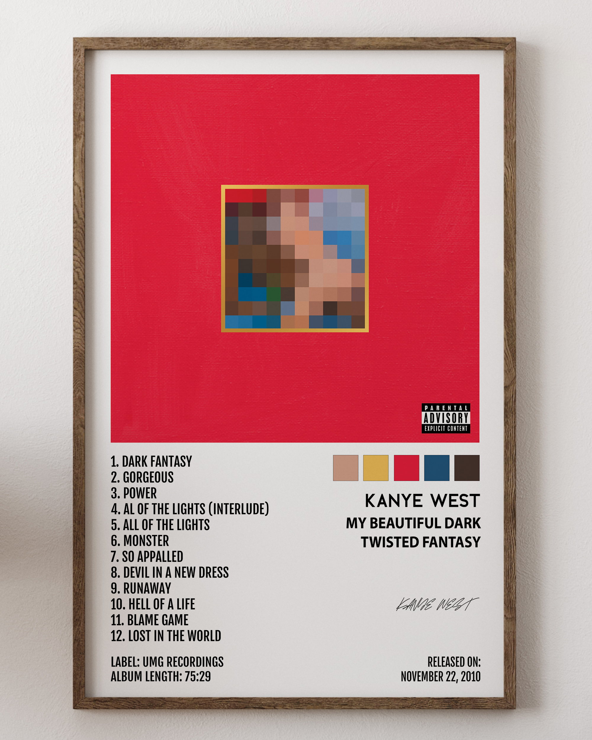 Kanye West- My Beautiful Dark Twisted Fantasy