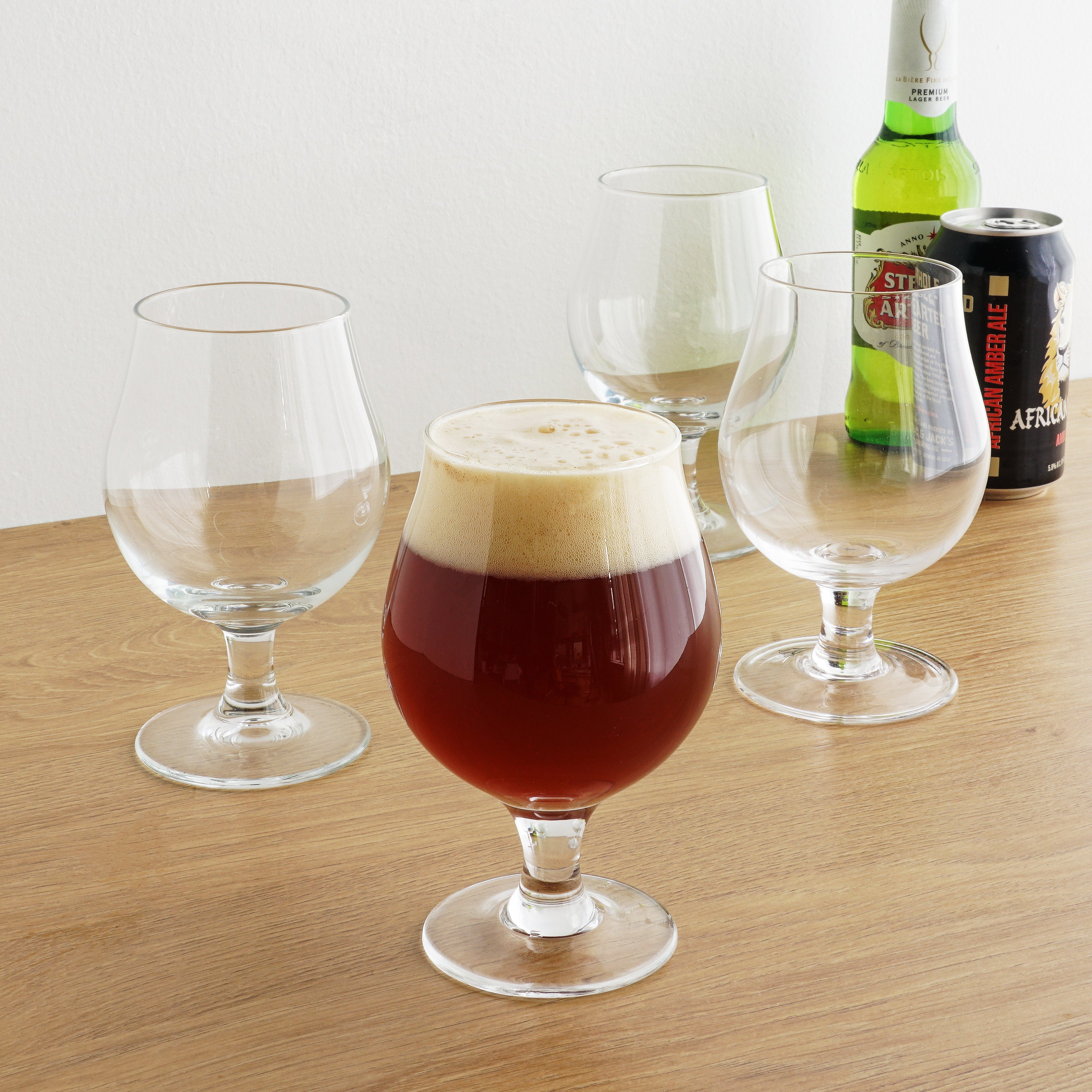 Beer Tulip Glasses, Set of 4