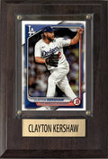 Clayton Kershaw Los Angeles Dodgers 2025 2024 Topps Bowman 4x6 Gift Plaque