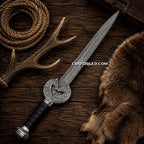 King Theoden Herugrim Sword – Damascus Steel LOTR Movie Replica