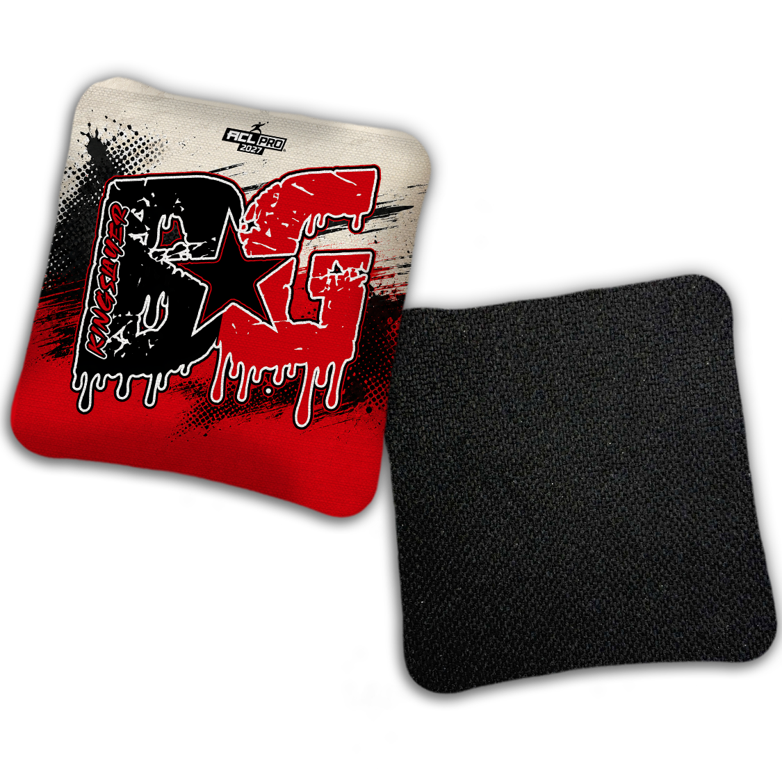 2027 ACL - BG Multiple Bag Models "GRUNGE" - Pro Stamped Cornhole Bags - SET OF 4 BAGS