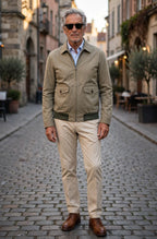 Kired by Kiton Solid Cotton Jacket
